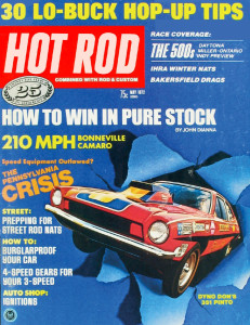 HOT ROD 1972 MAY - DYNO, 210mph CAMARO, HURST/OLDS